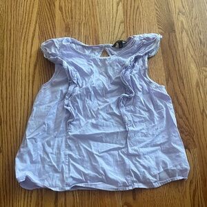 Banana Republic Light Purple Top Size Petite Medium